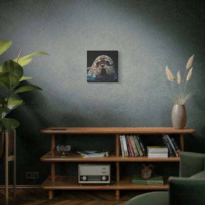 Harbor Seal Icon Canvas