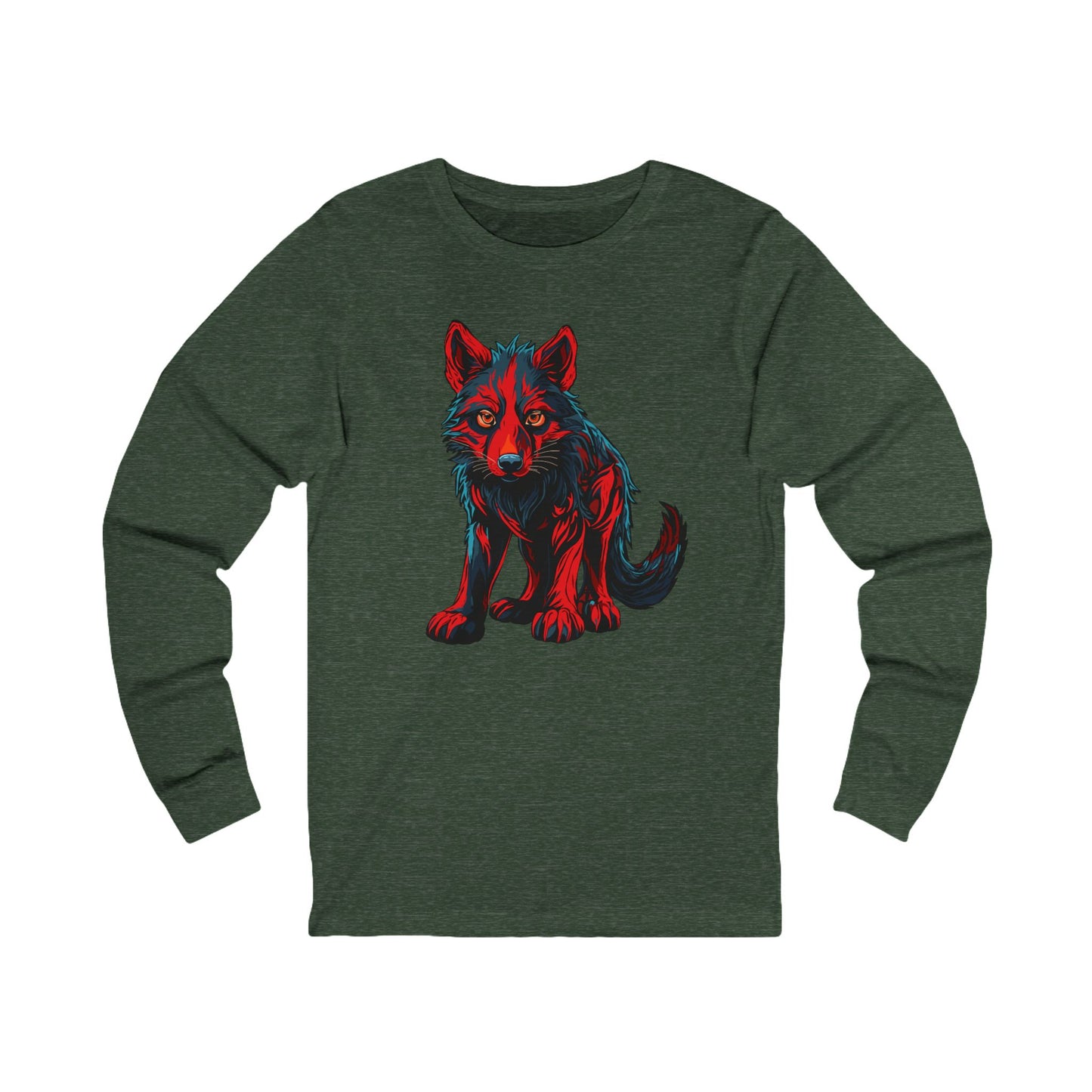 Wolf Pup Icon - Long-Sleeve Tee
