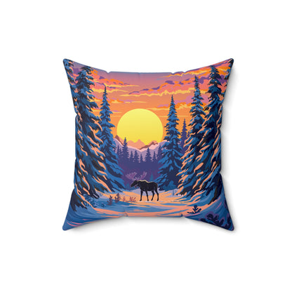 Spruce Moose - Square Pillow