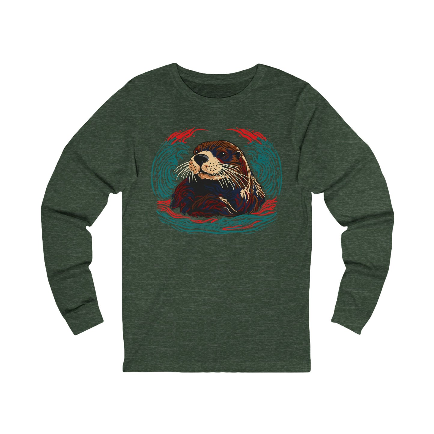 Sea Otter Icon - Long-Sleeve Tee