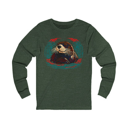Sea Otter Icon - Long-Sleeve Tee