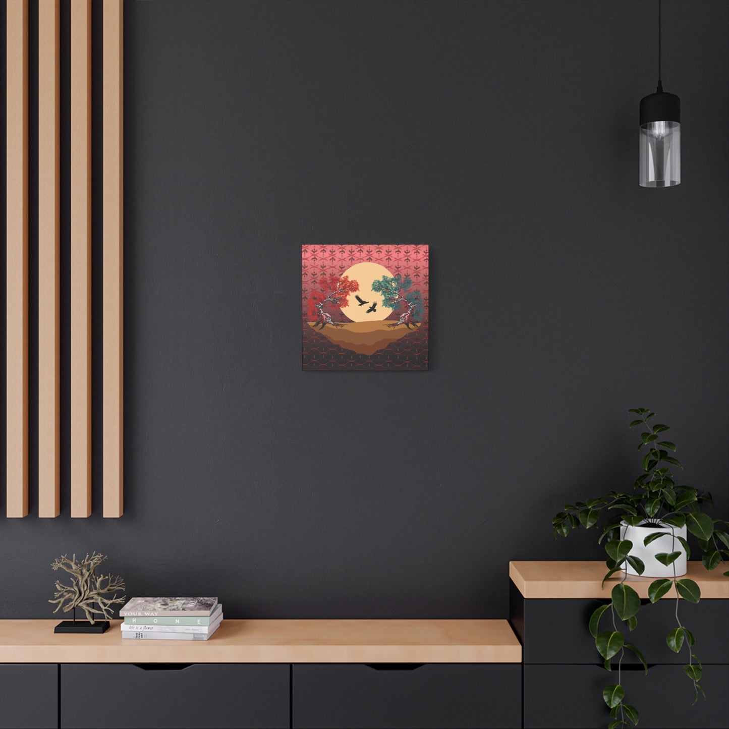 Raven Treescape Canvas