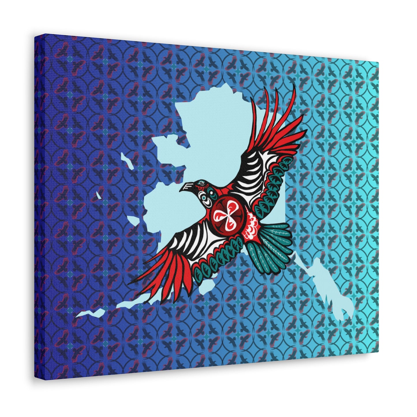 Flying Raven Canvas