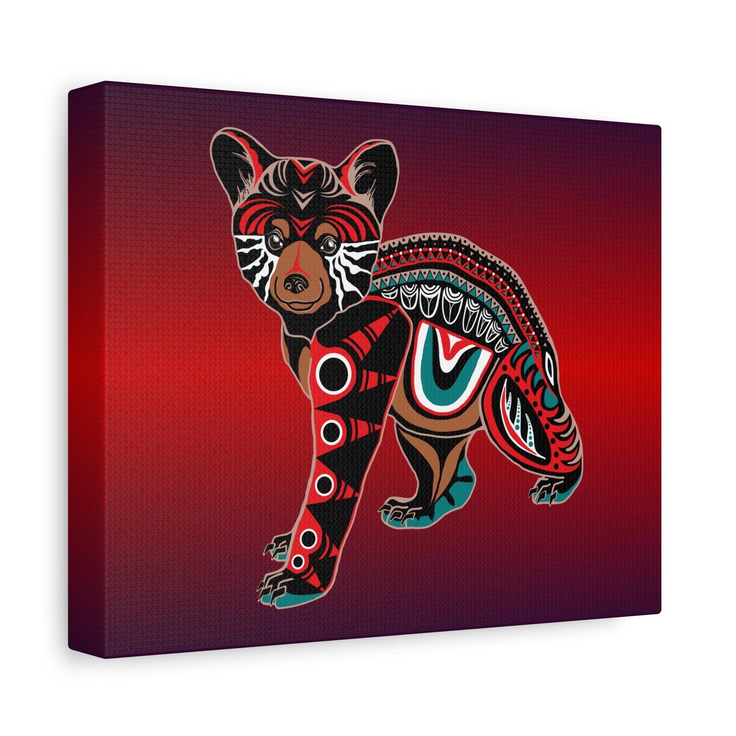 Black Bear Cub Canvas