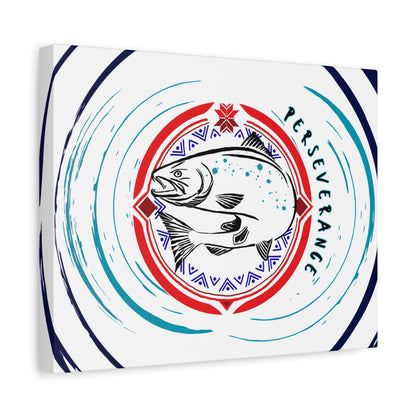 Perseverance Salmon Canvas