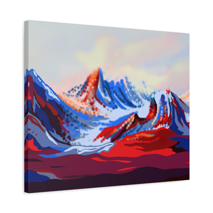 Glacier Horizon Canvas