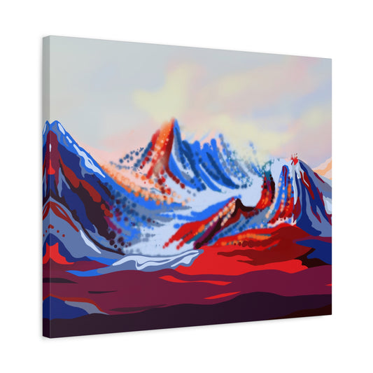 Glacier Horizon Canvas