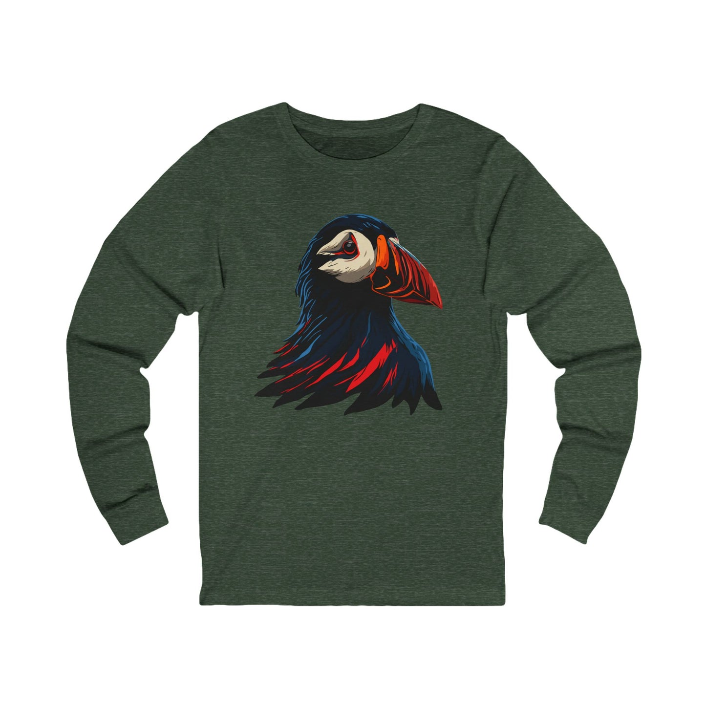 Puffin Icon - Long-Sleeve Tee