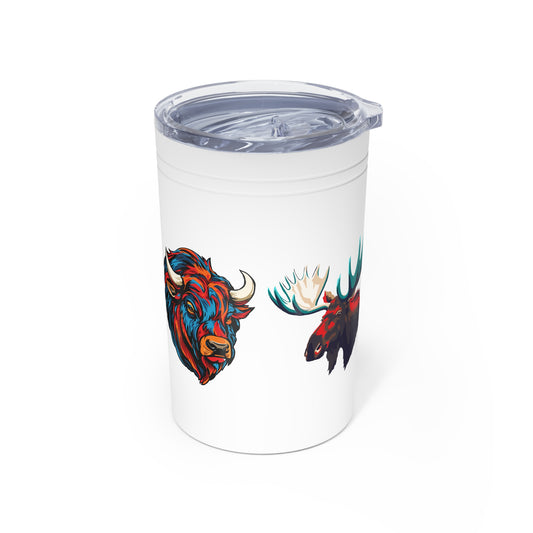 Hand-drawn bovidae & cervidae icons gallery tumbler — original wildlife art by Kayanna Healy at Neo Native