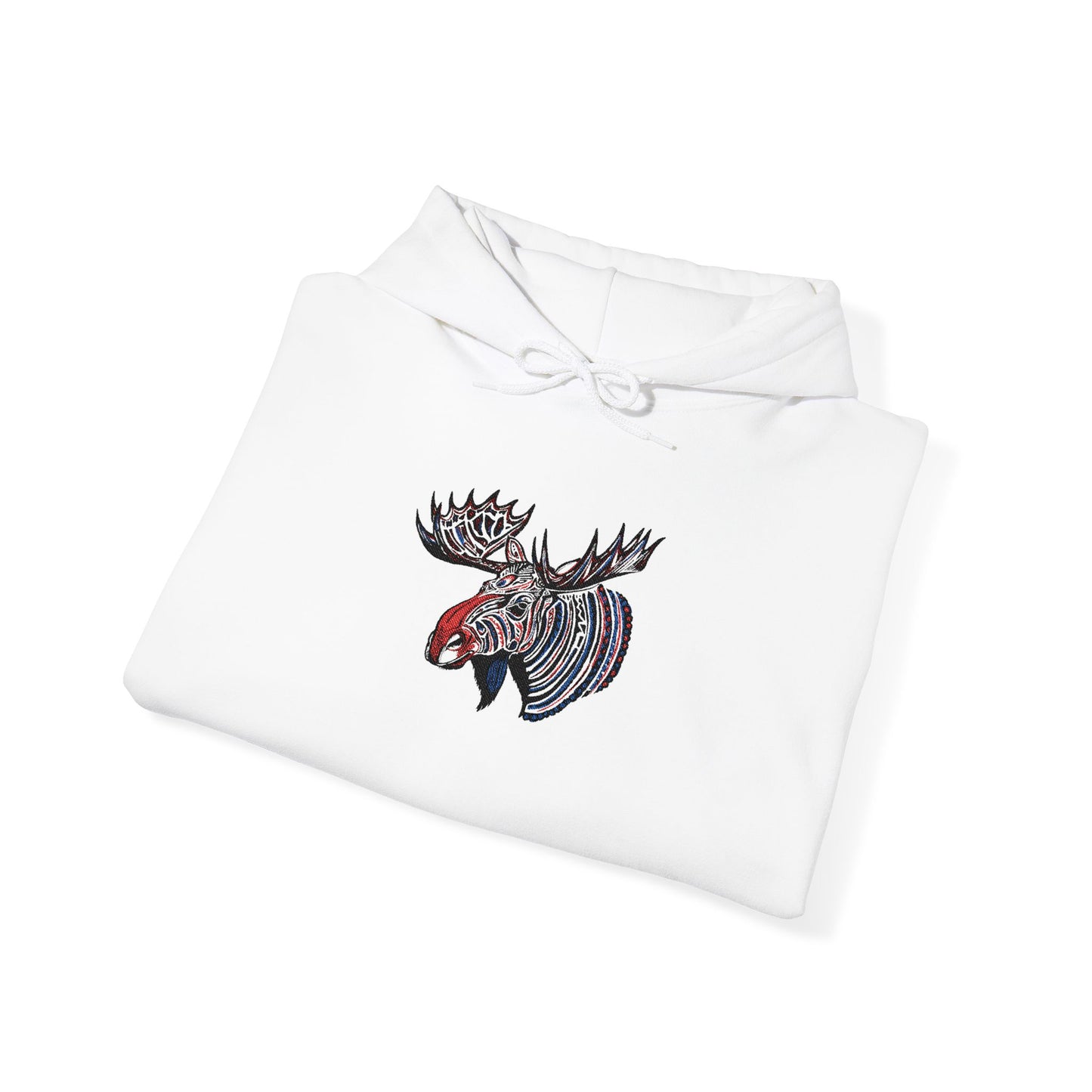 Tribal Moose Hoodie