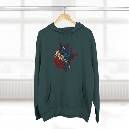 Wolf Icon - Fleece Hoodie