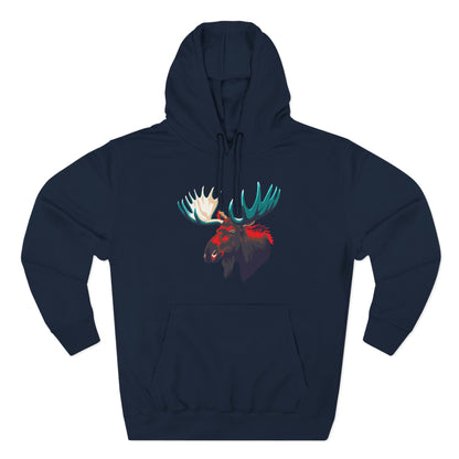 Moose Icon - Fleece Hoodie