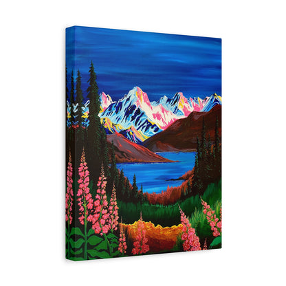 Alpine Fireweed Canvas