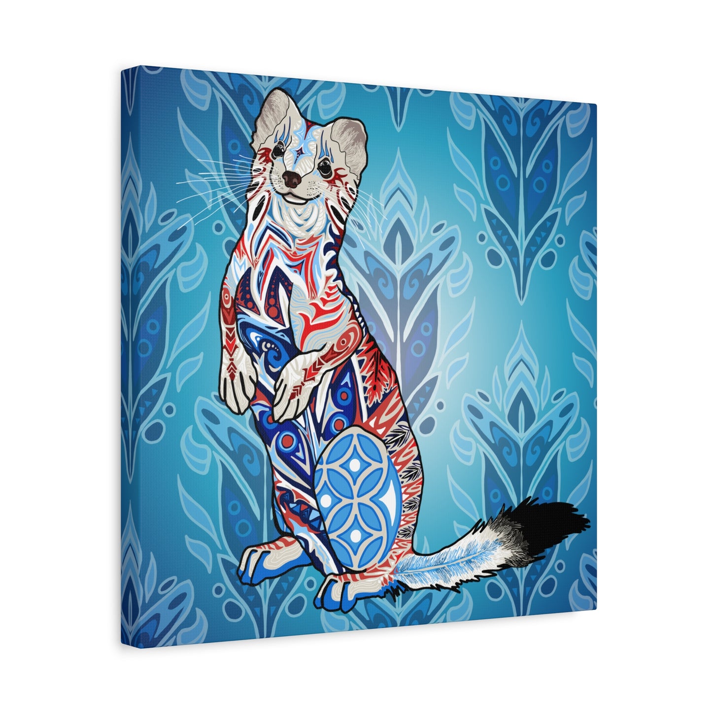 Winter Ermine Canvas