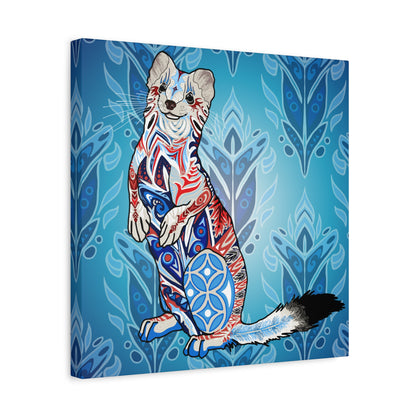 Winter Ermine Canvas