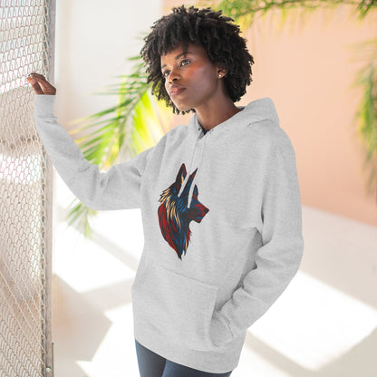 Wolf Icon - Fleece Hoodie
