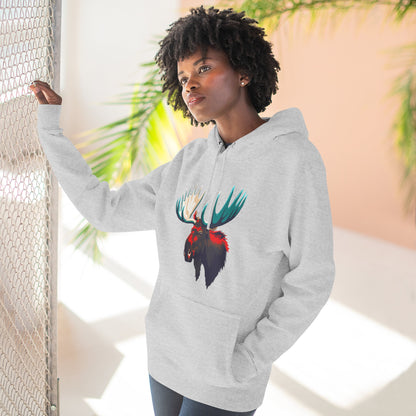Moose Icon - Fleece Hoodie