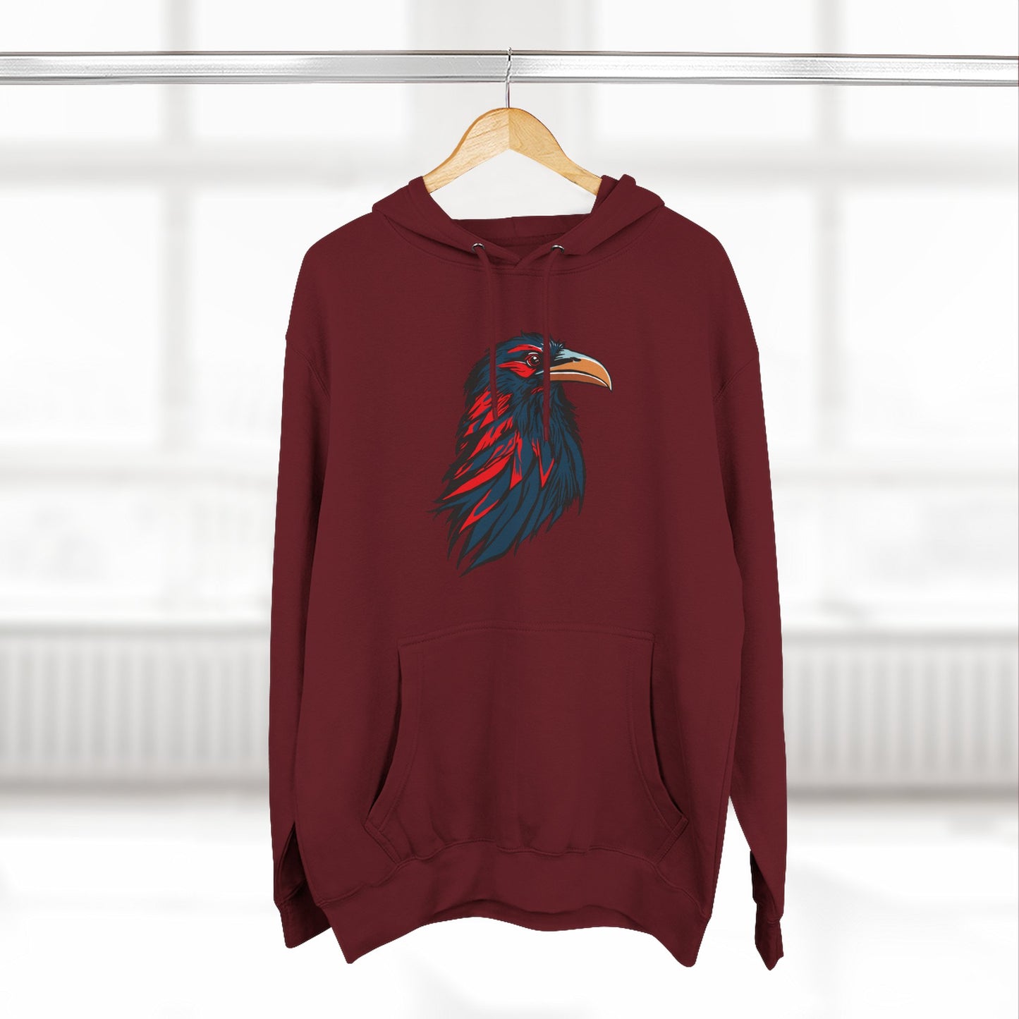 Raven Icon - Fleece Hoodie