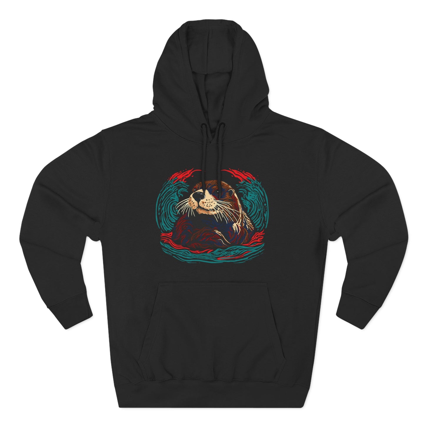 Sea Otter Icon - Fleece Hoodie