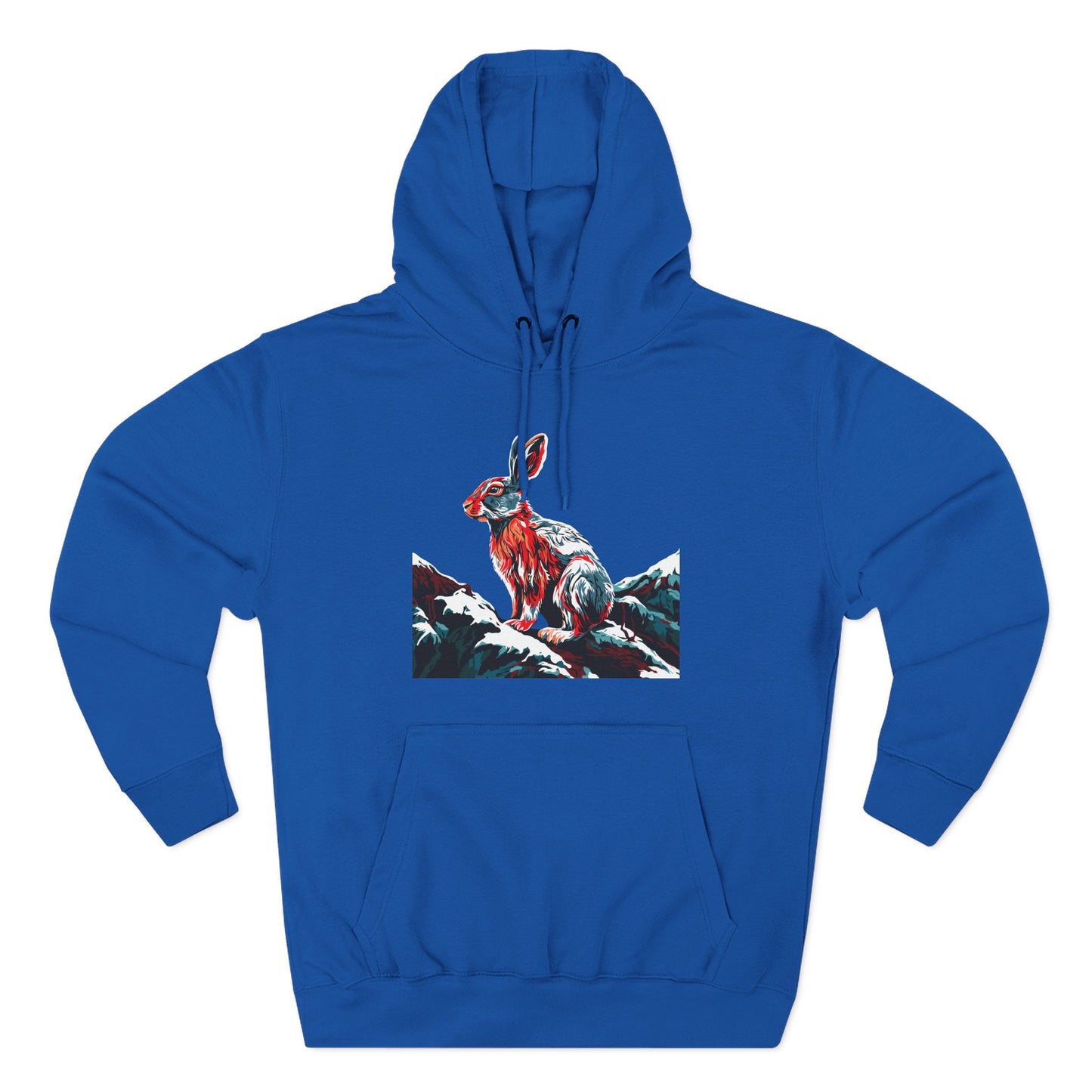 Snowshoe Hare Icon - Fleece Hoodie