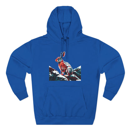 Snowshoe Hare Icon - Fleece Hoodie