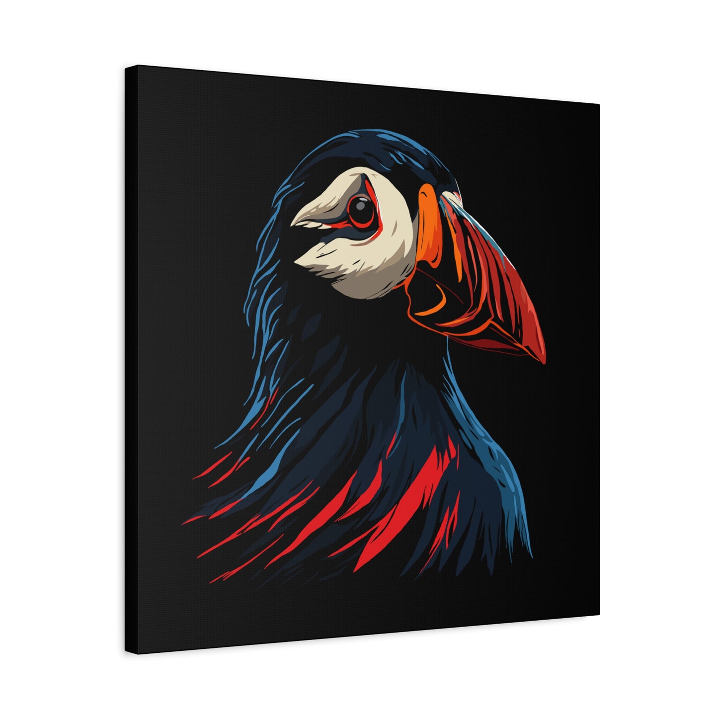 Puffin Icon Canvas