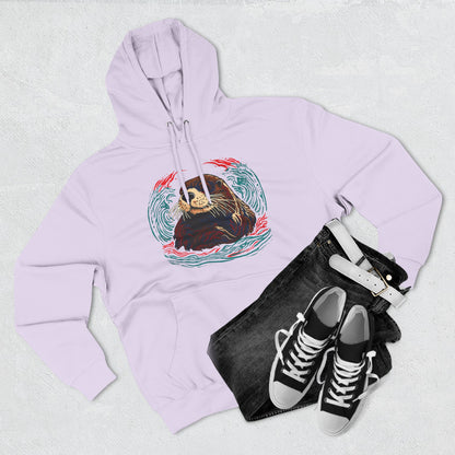 Sea Otter Icon - Fleece Hoodie
