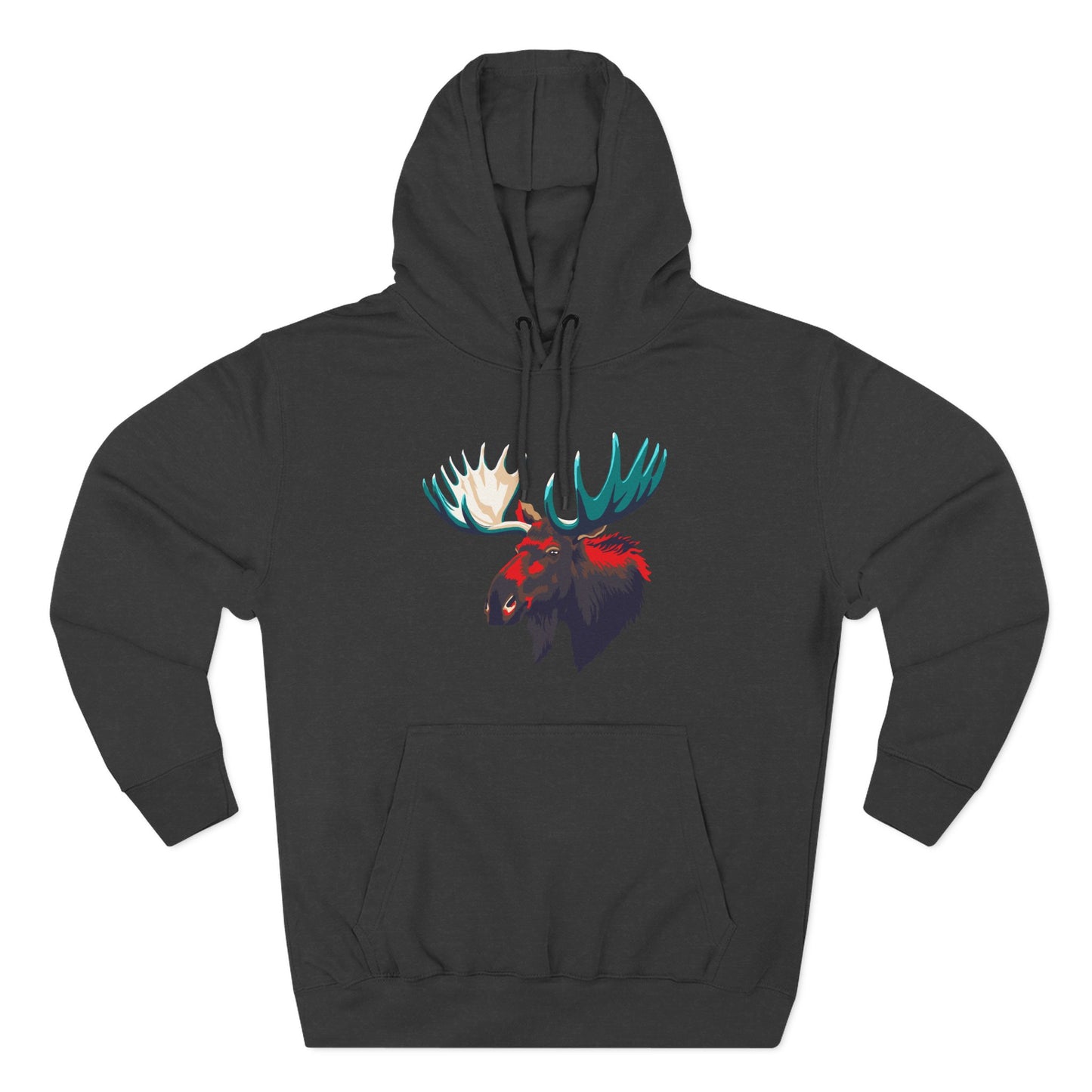 Moose Icon - Fleece Hoodie