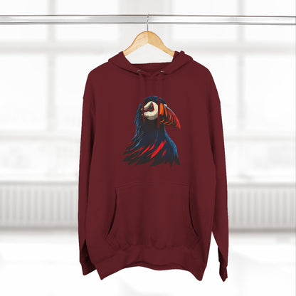 Puffin Icon - Fleece Hoodie