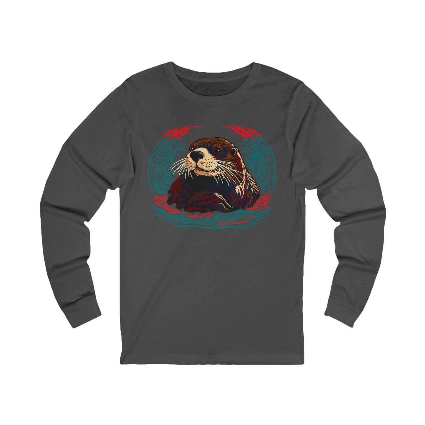 Sea Otter Icon - Long-Sleeve Tee