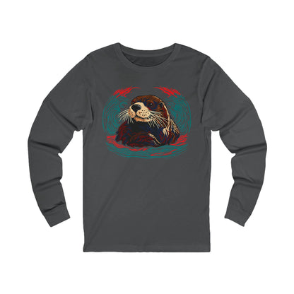Sea Otter Icon - Long-Sleeve Tee