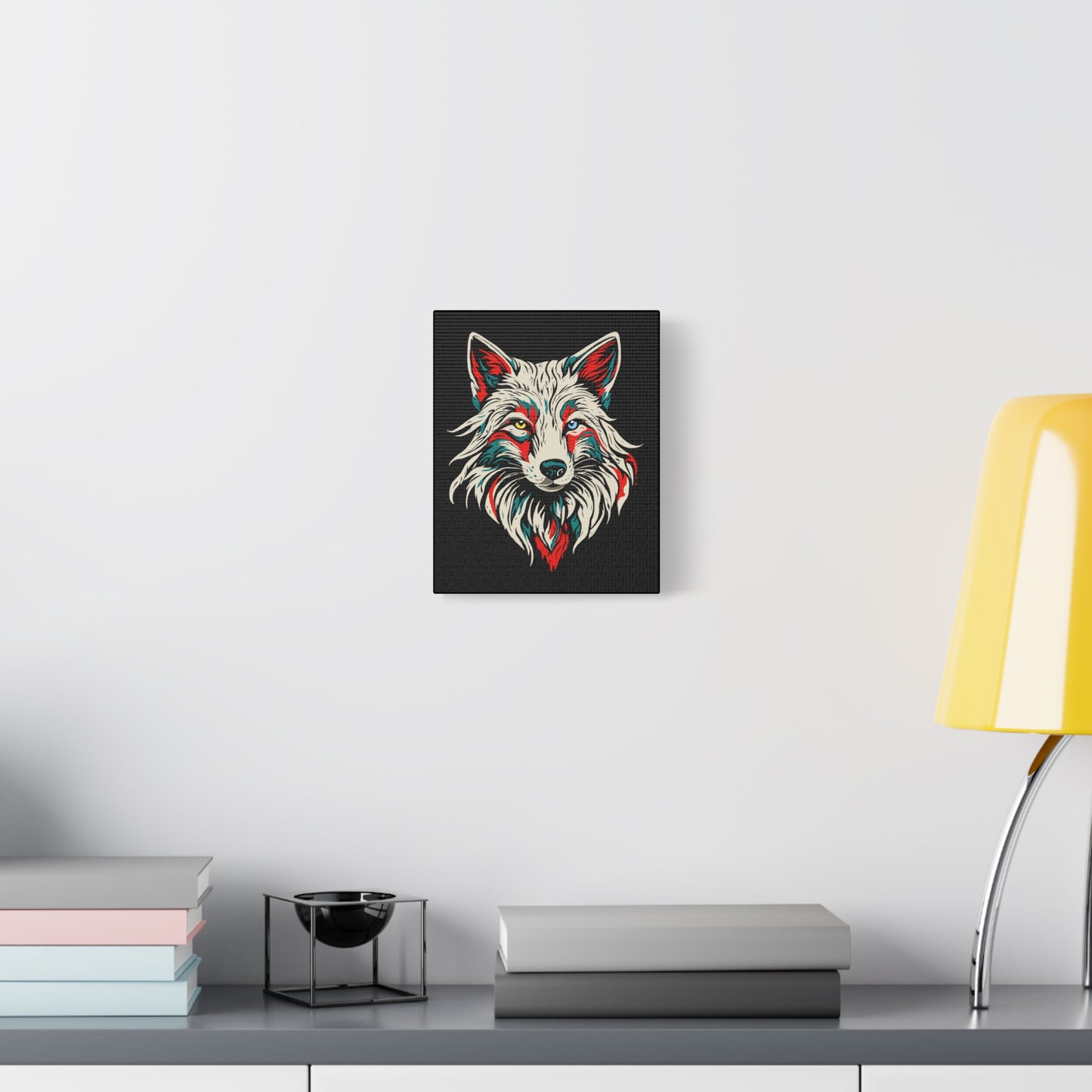 Arctic Fox Icon Canvas