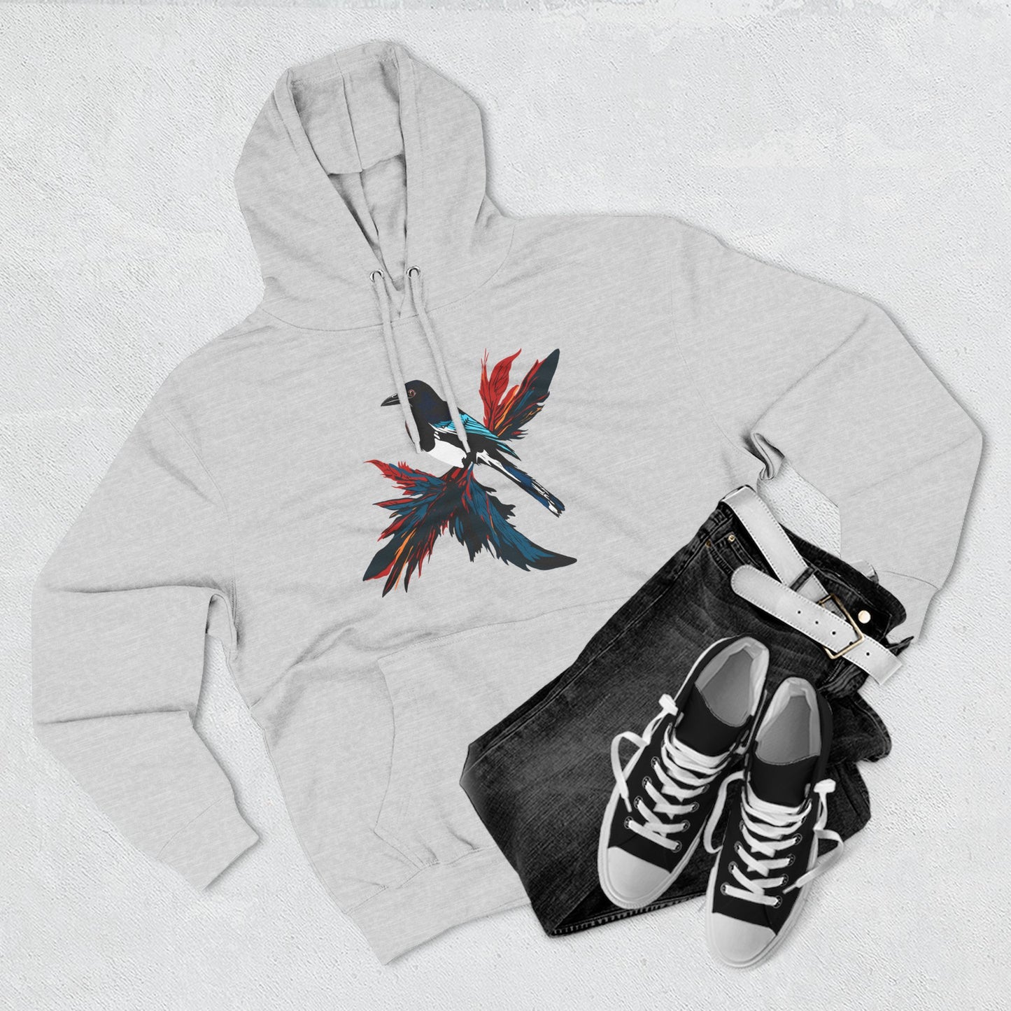 Magpie Icon - Fleece Hoodie