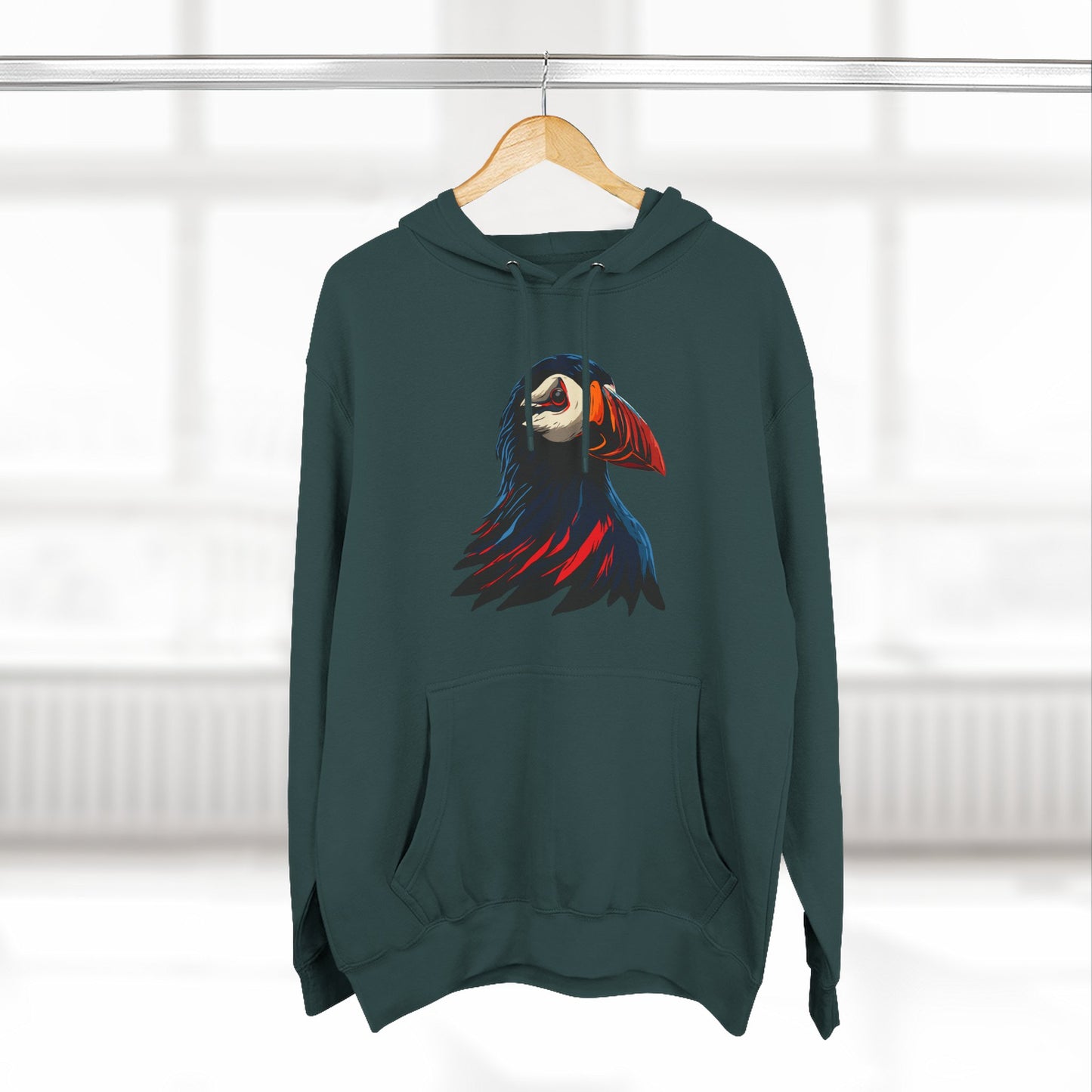Puffin Icon - Fleece Hoodie
