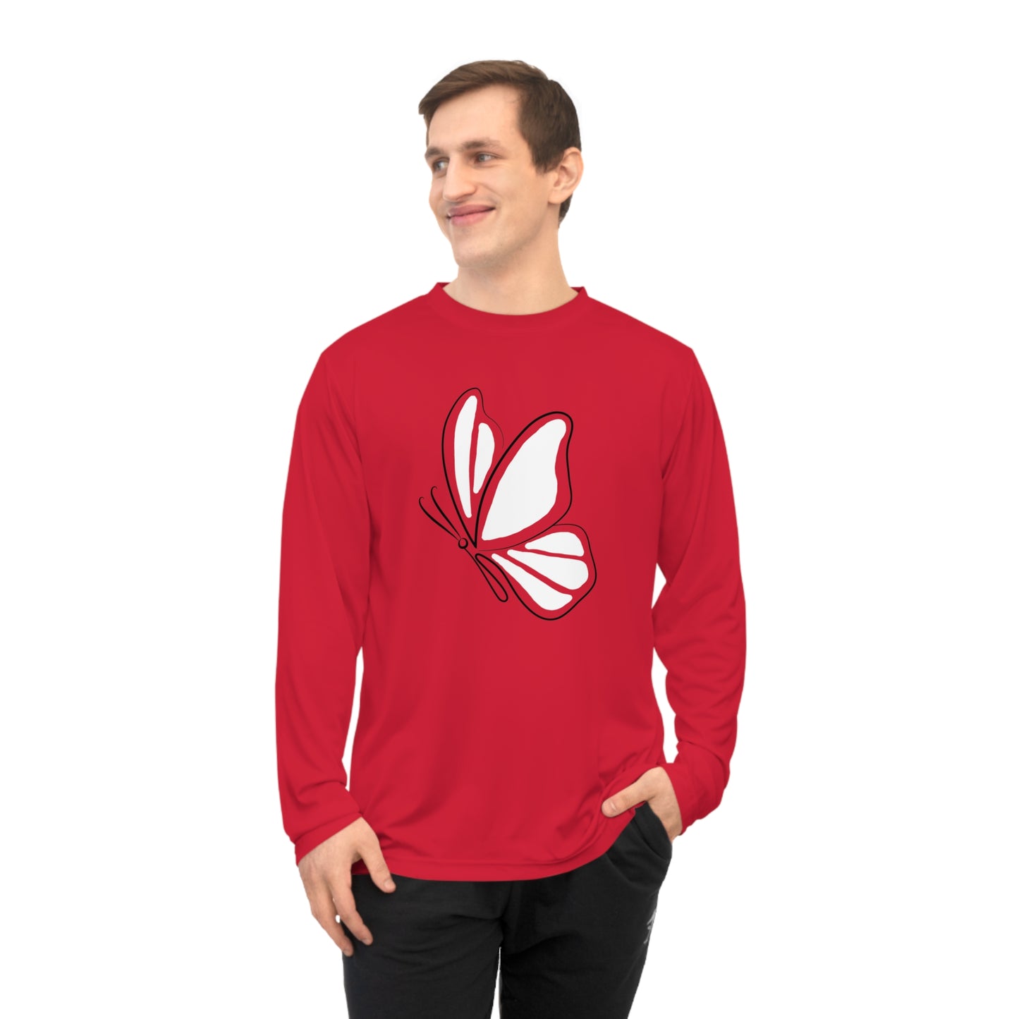 Butterfly Silhouette Long-Sleeve (Performance)