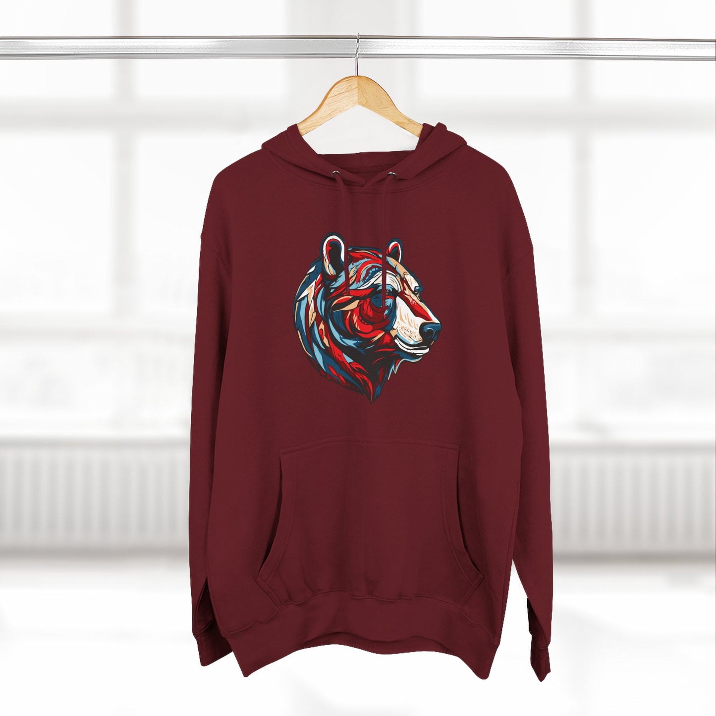 Polar Bear Icon - Fleece Hoodie