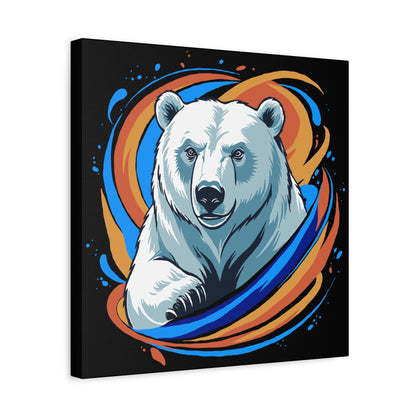 Strength Polar Bear Canvas