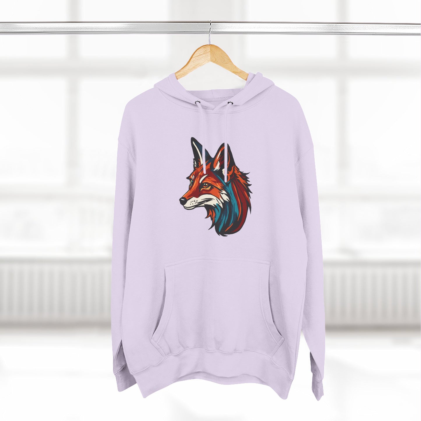 Red Fox Icon - Fleece Hoodie