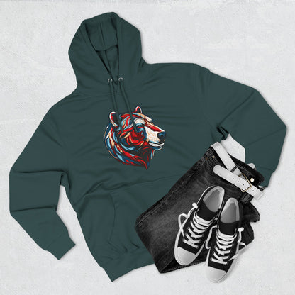 Polar Bear Icon - Fleece Hoodie