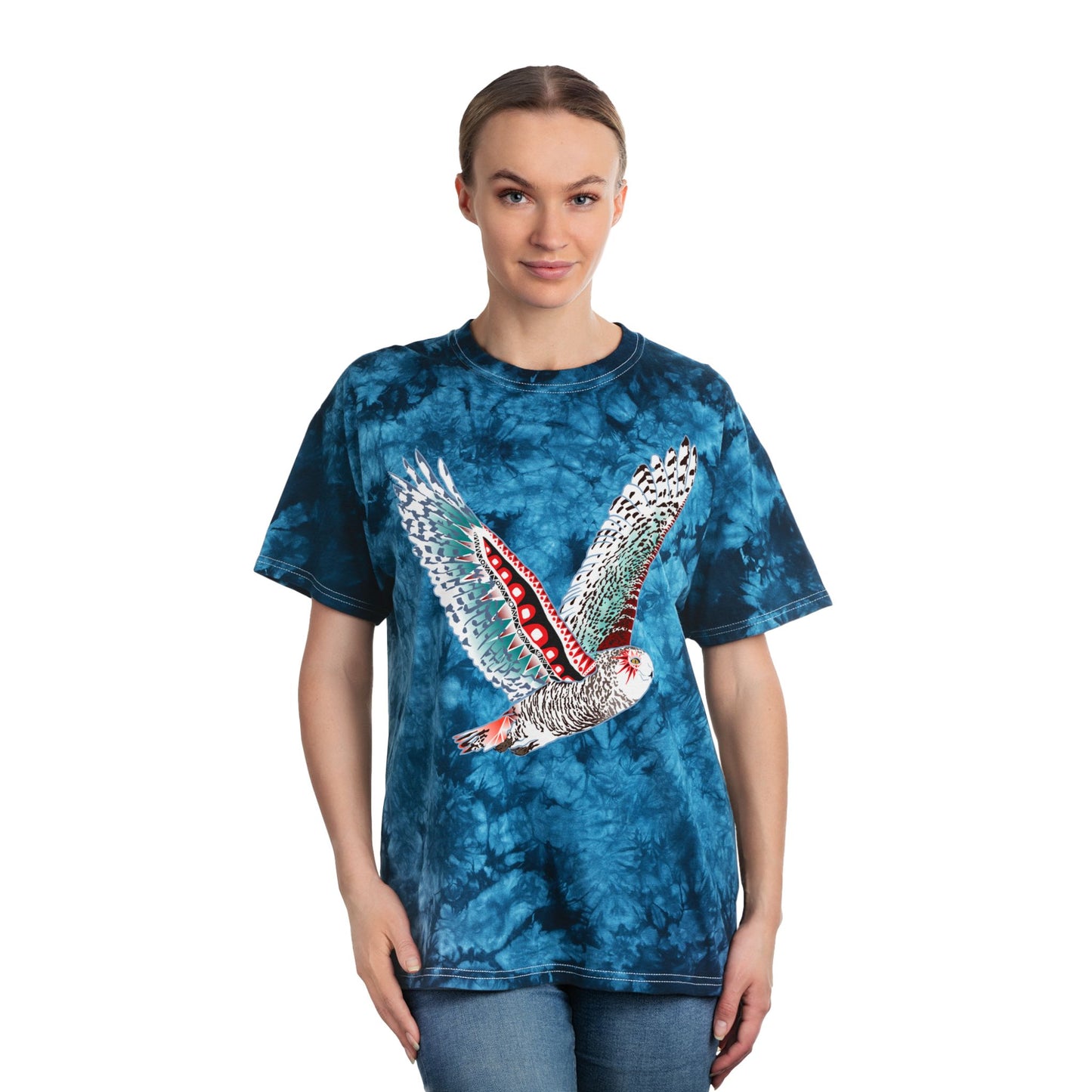 Snowy Owl Tie-Dye Tee