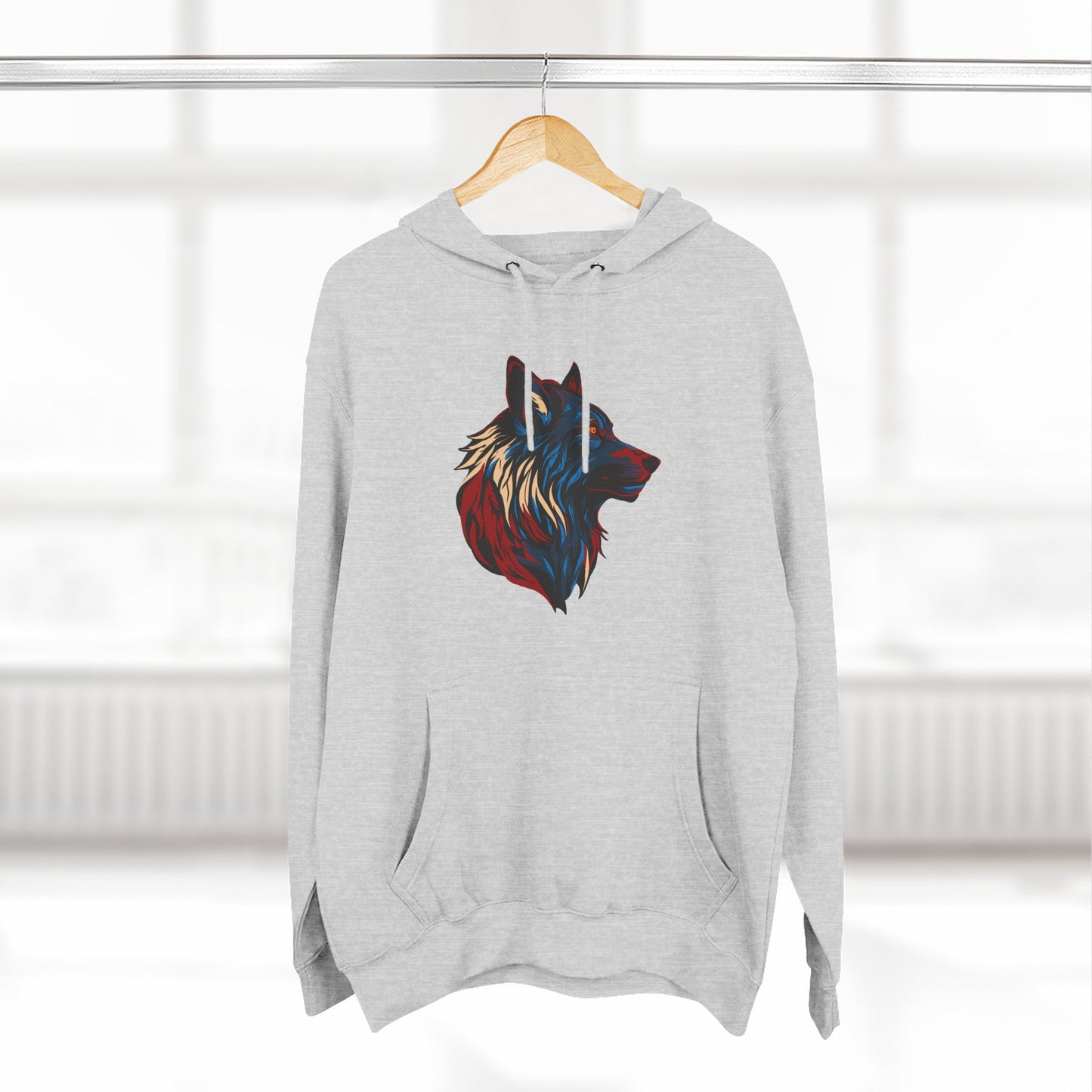 Wolf Icon - Fleece Hoodie