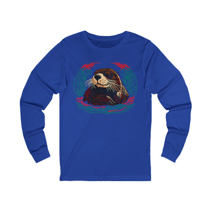 Sea Otter Icon - Long-Sleeve Tee