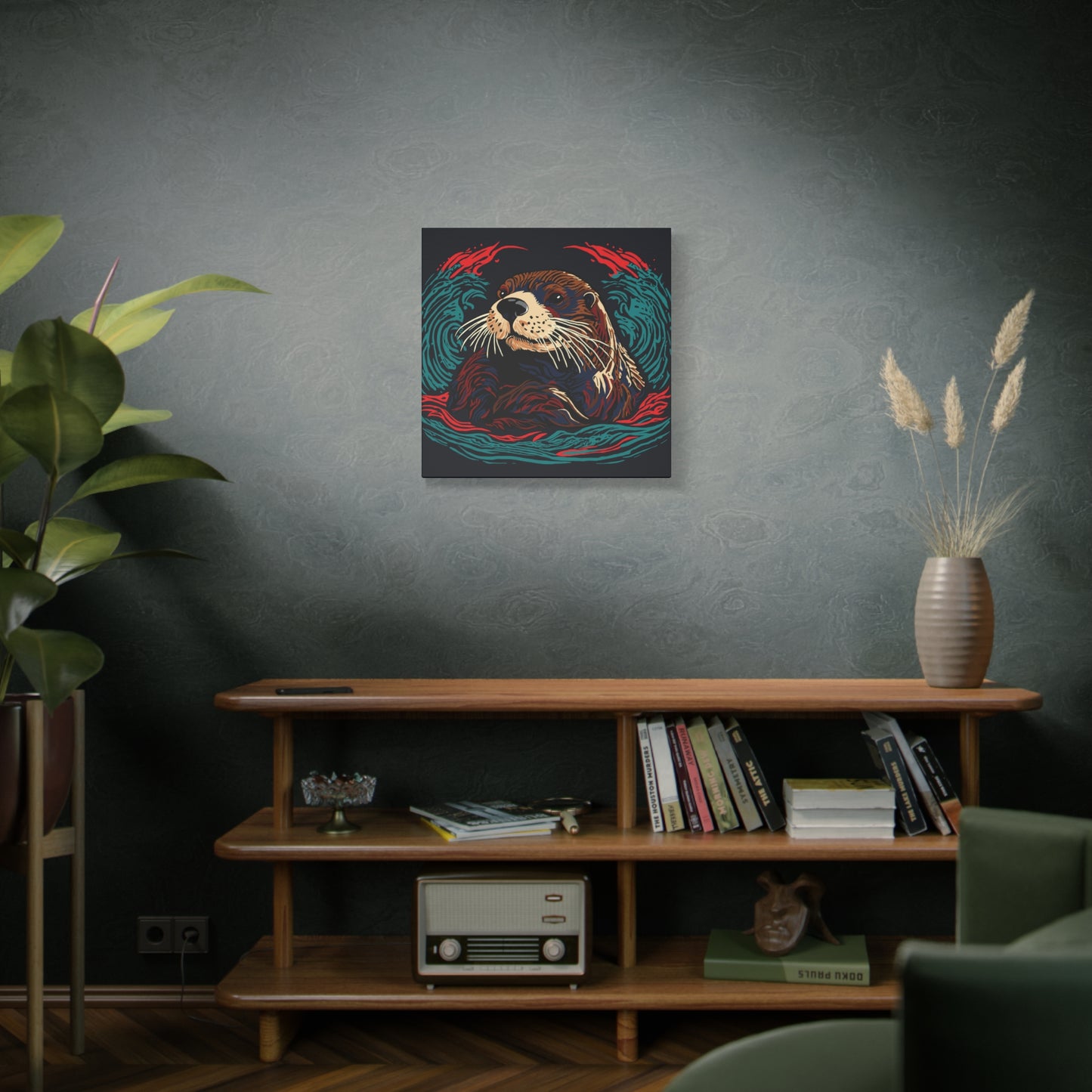 Sea Otter Icon Canvas