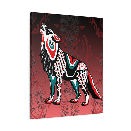 Howling Wolf Canvas