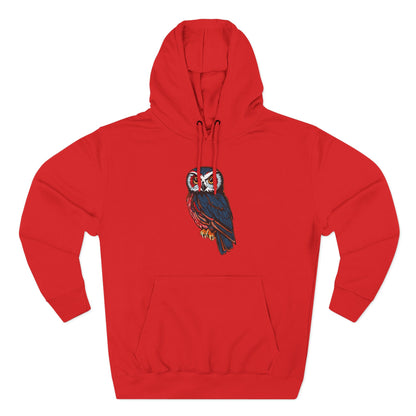 Saw-Whet Owl Icon - Fleece Hoodie