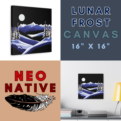 Lunar Frost Canvas