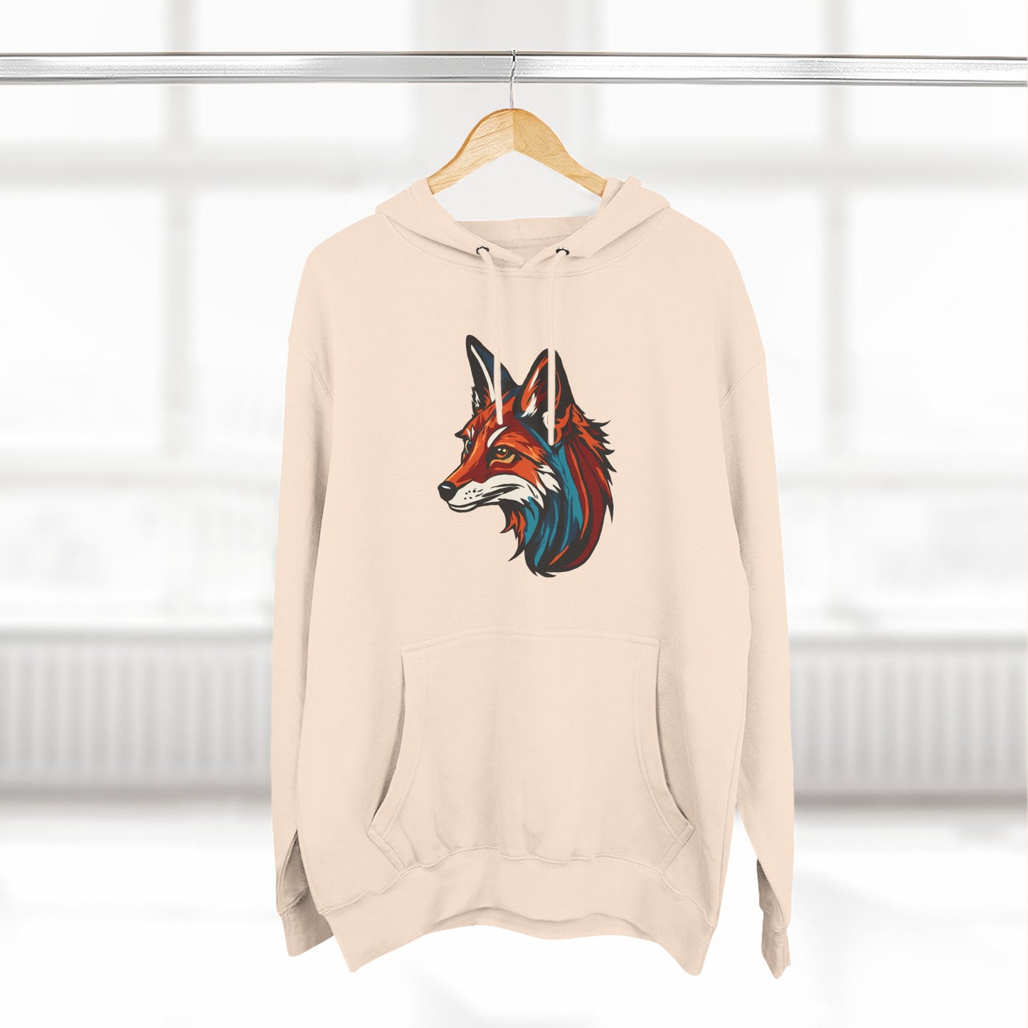 Red Fox Icon - Fleece Hoodie