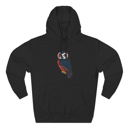 Saw-Whet Owl Icon - Fleece Hoodie