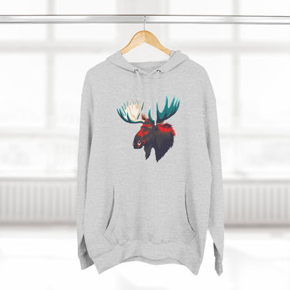 Moose Icon - Fleece Hoodie