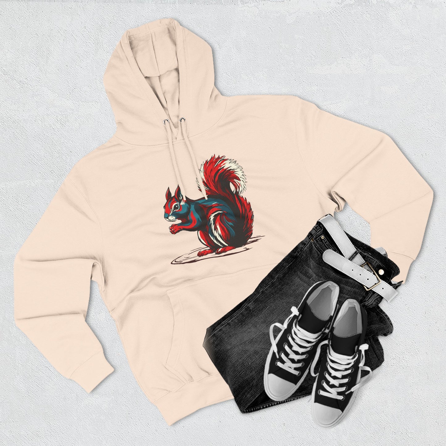 Squirrel Icon - Fleece Hoodie